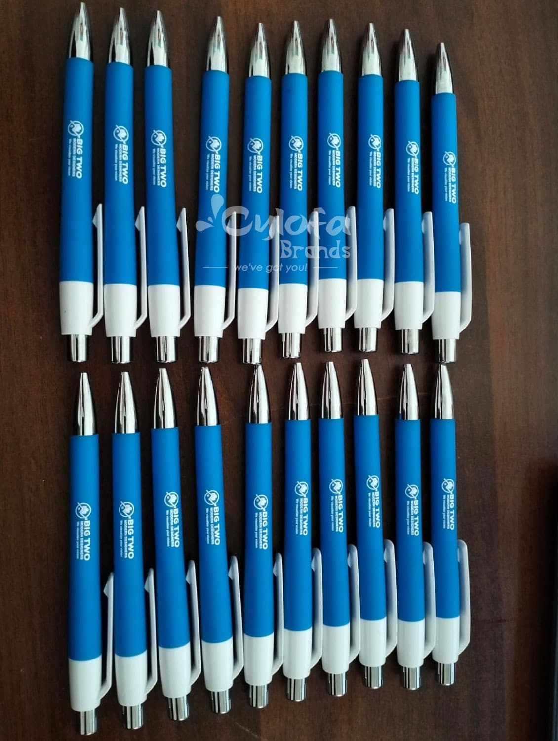 Colorful stationery and pens display